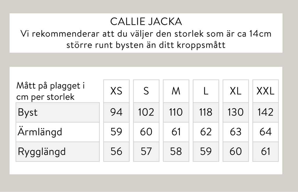 Callie jacka - Brun