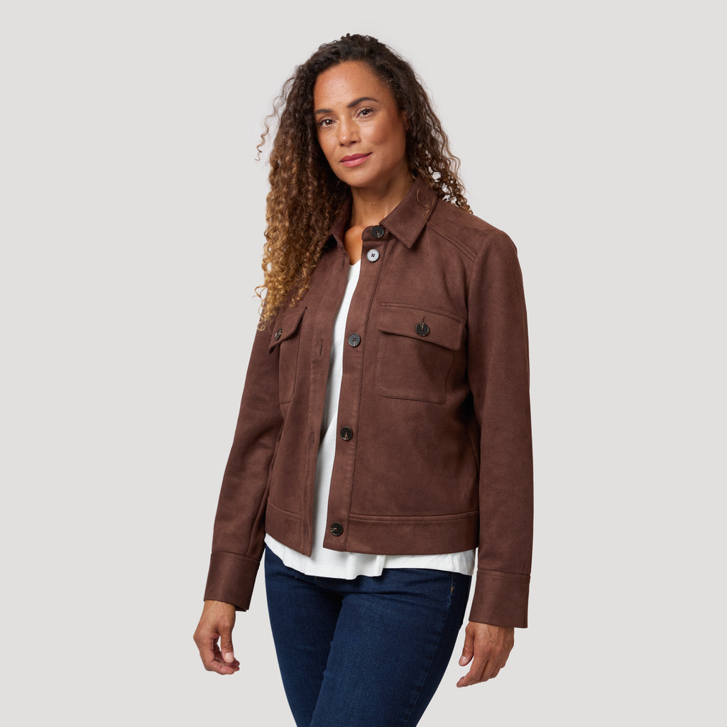 Callie jacka - Brun