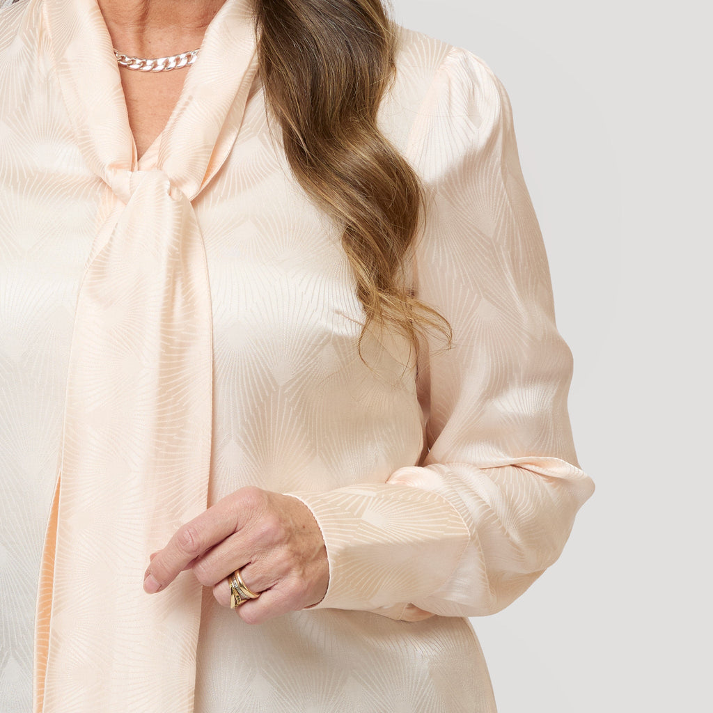 Isolde-blus – Champagne