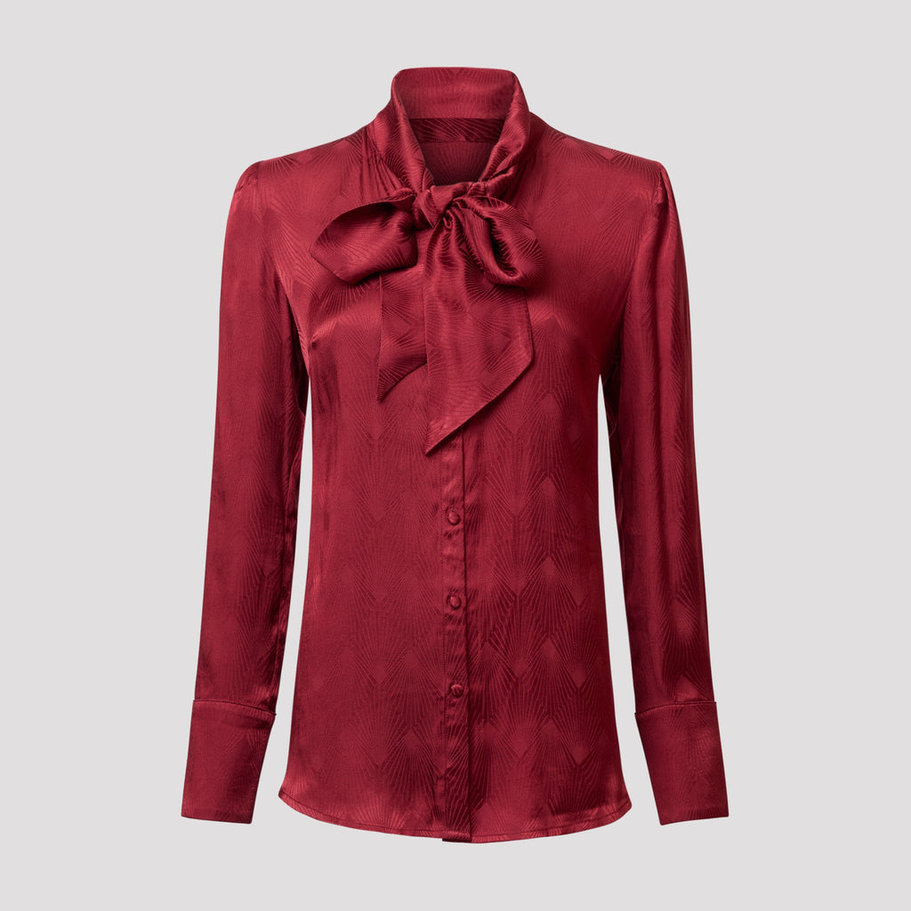 Isolde-blus – Röd