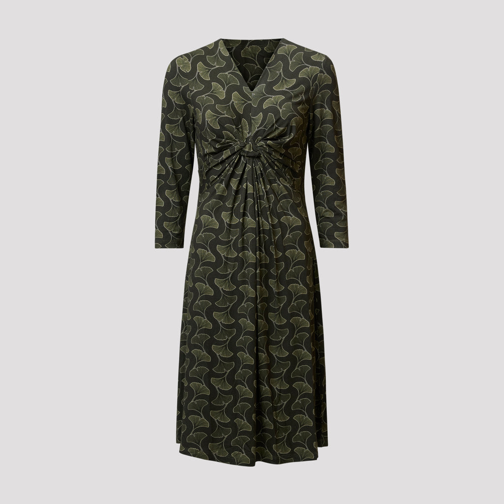 Sasha-klänning – grönt mönster