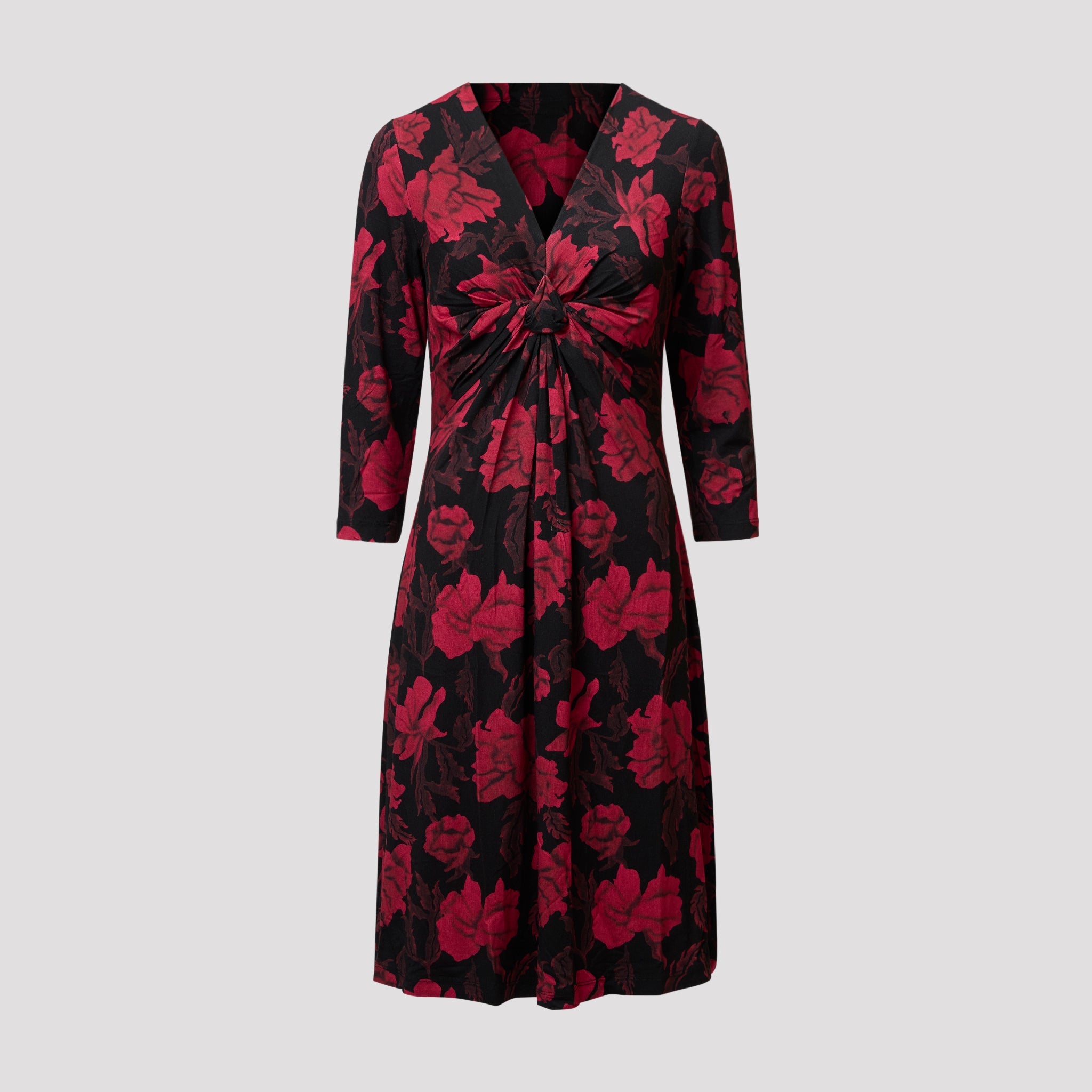Sasha-klänning – Mörkröd