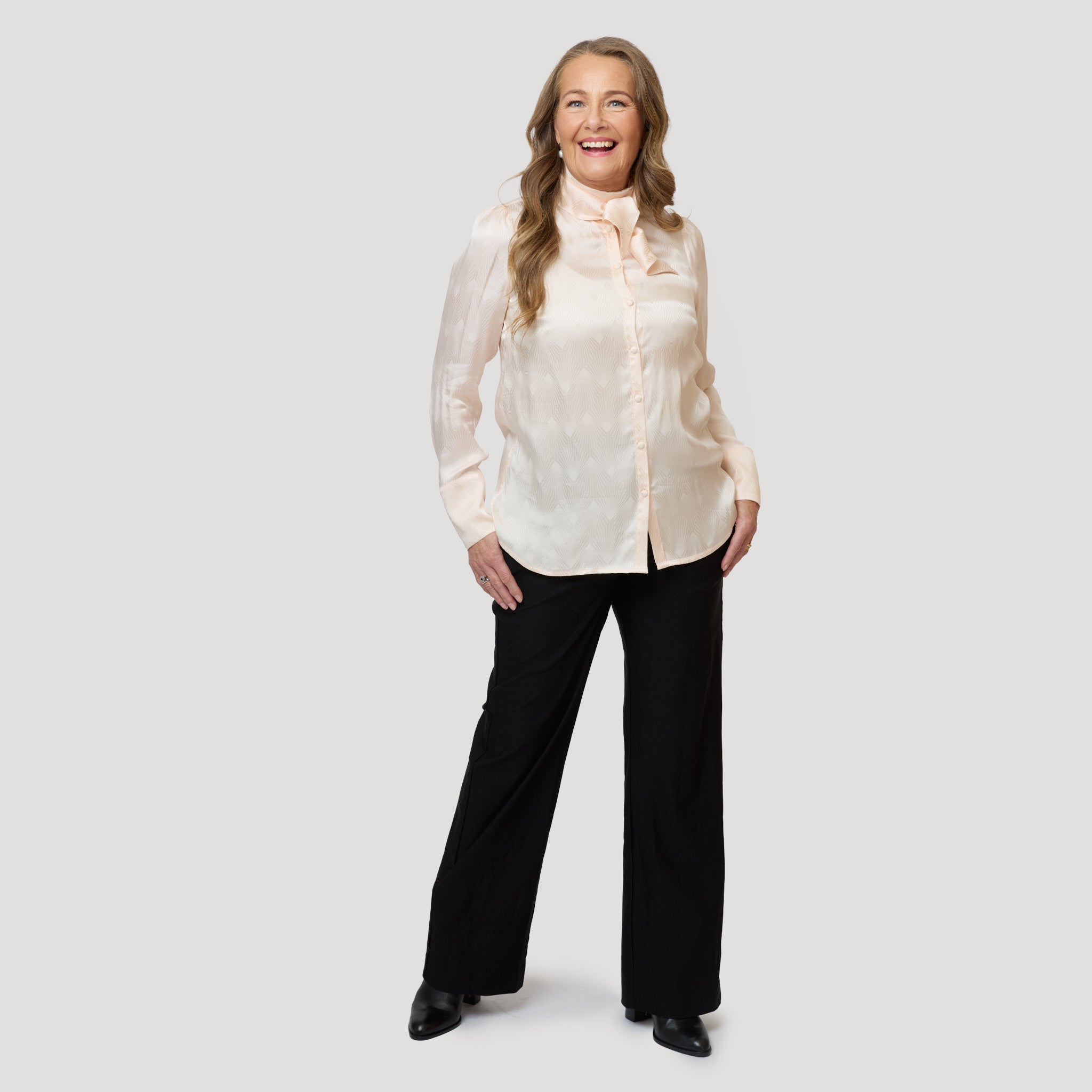 Isolde-blus – Champagne