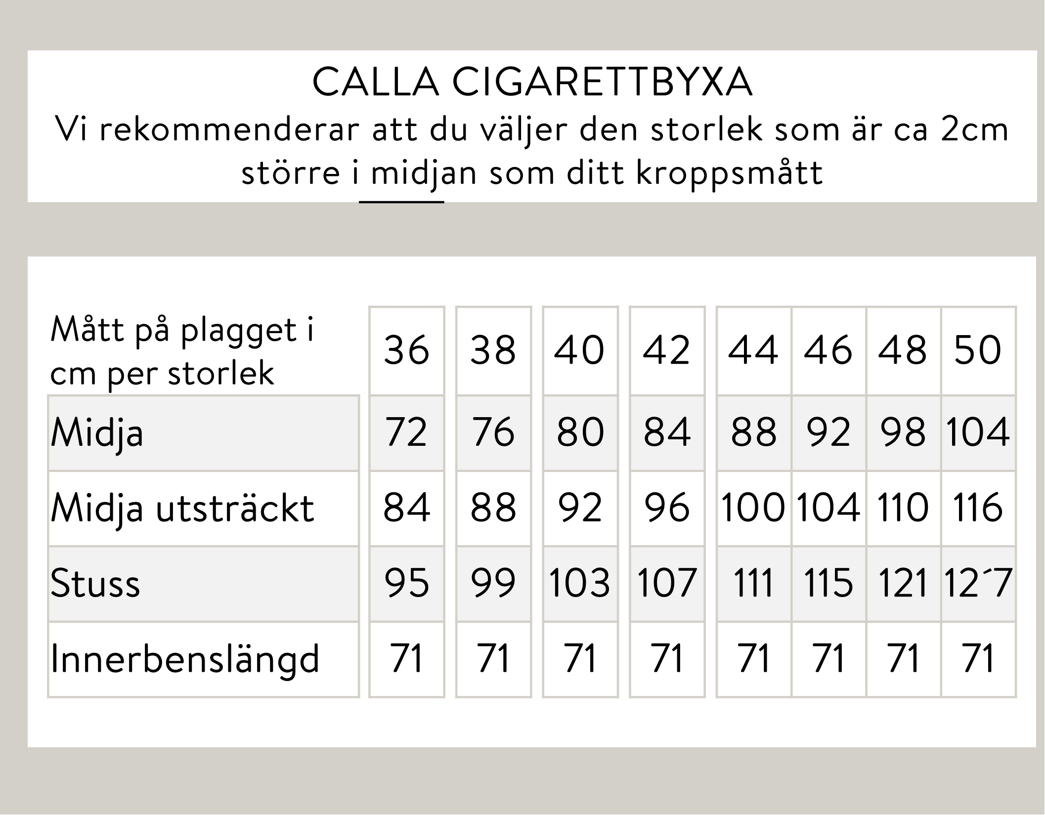 Calla rökbyxor - Svart