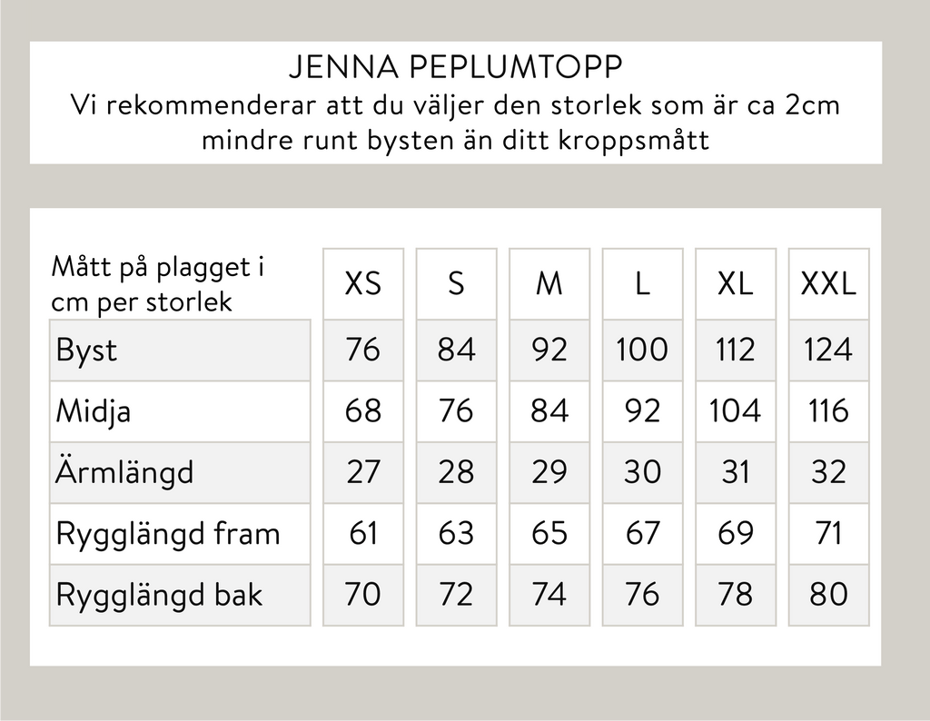Jenna peplumblus – Mörkgrön